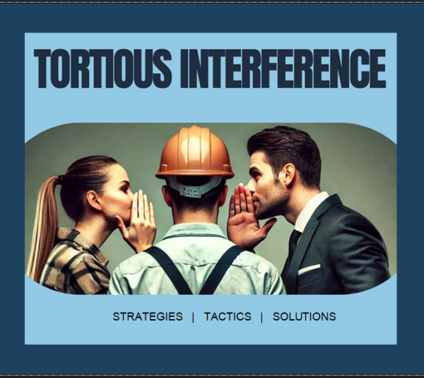 Restoration Expert Briefing #4 Tortious Interference On-Demand